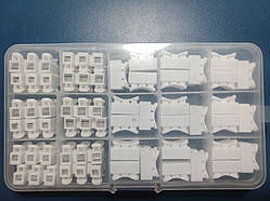 Клему самозатискна CH-2, CH-3 білий, набір 39 шт.