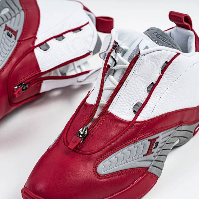 Reebok Answer IV（26cm） Мужские кроссовки Reebok Answer IV Iverson Flash Red White