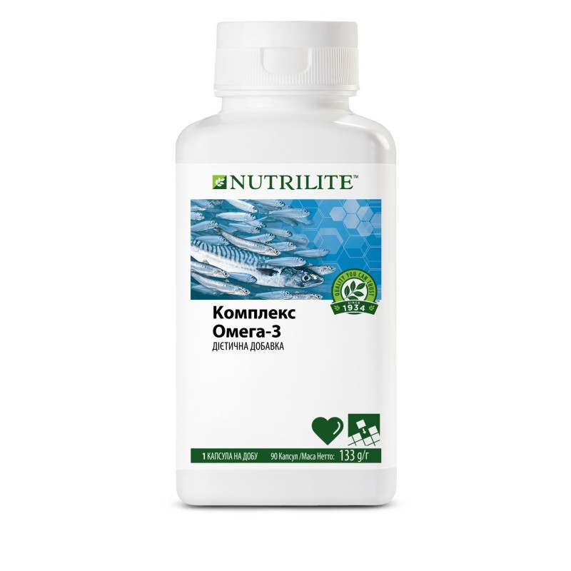 Вітаміни Омега-3 NUTRILITE AMWAY 90 капсул