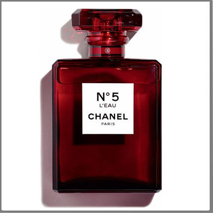 Chanel N5 L'eau Red Edition парфумована вода 100 ml. (Шанель №5 Наповнююча Єау Ред Эдишн), фото 2