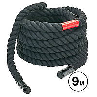 Канат для кроссфита 9 м, d-2,6 см BATTLE ROPE R-6225-9: Gsport