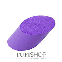 Спонж для макияжа Puffy овальный скошенный фиолетовый