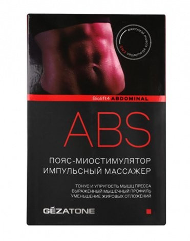 Пояс-миостимулятор для пресса Abdominal M10, Gezatone Праймед