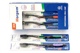 Щітка зубна ООПТ для дорослих з двоколірним ворсом арт.M-004