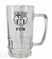 Келих для пива скляний ФК Барселона 600 ml
