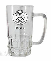 Келих для пива скляний ФК ПСЖ PSG 600 ml