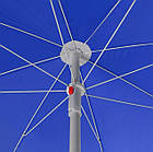 Складаний пляжний зонт з телескопічною ніжкою Umbrella Travel Pro, купол 2 метри, фото 4