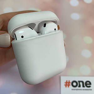 Чохол для AirPods 1 тонкий силіконовий футляр чохол для навушників аірподс 1 білий CVR