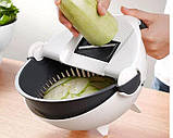 Овощезка, мультислейсер, терка Wet Basket Vegetable Cutter ART-01449, фото 5