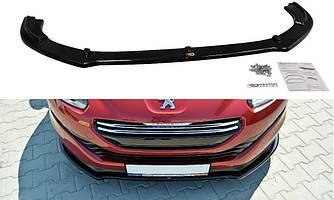 Спліттер Peugeot RCZ (12-15) елерон тюнінг обвіс
