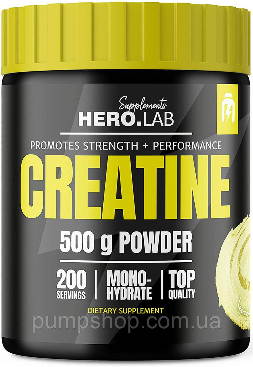 Креатин моногідрат Hero.Lab Creatine 500 г ( зі смаком)