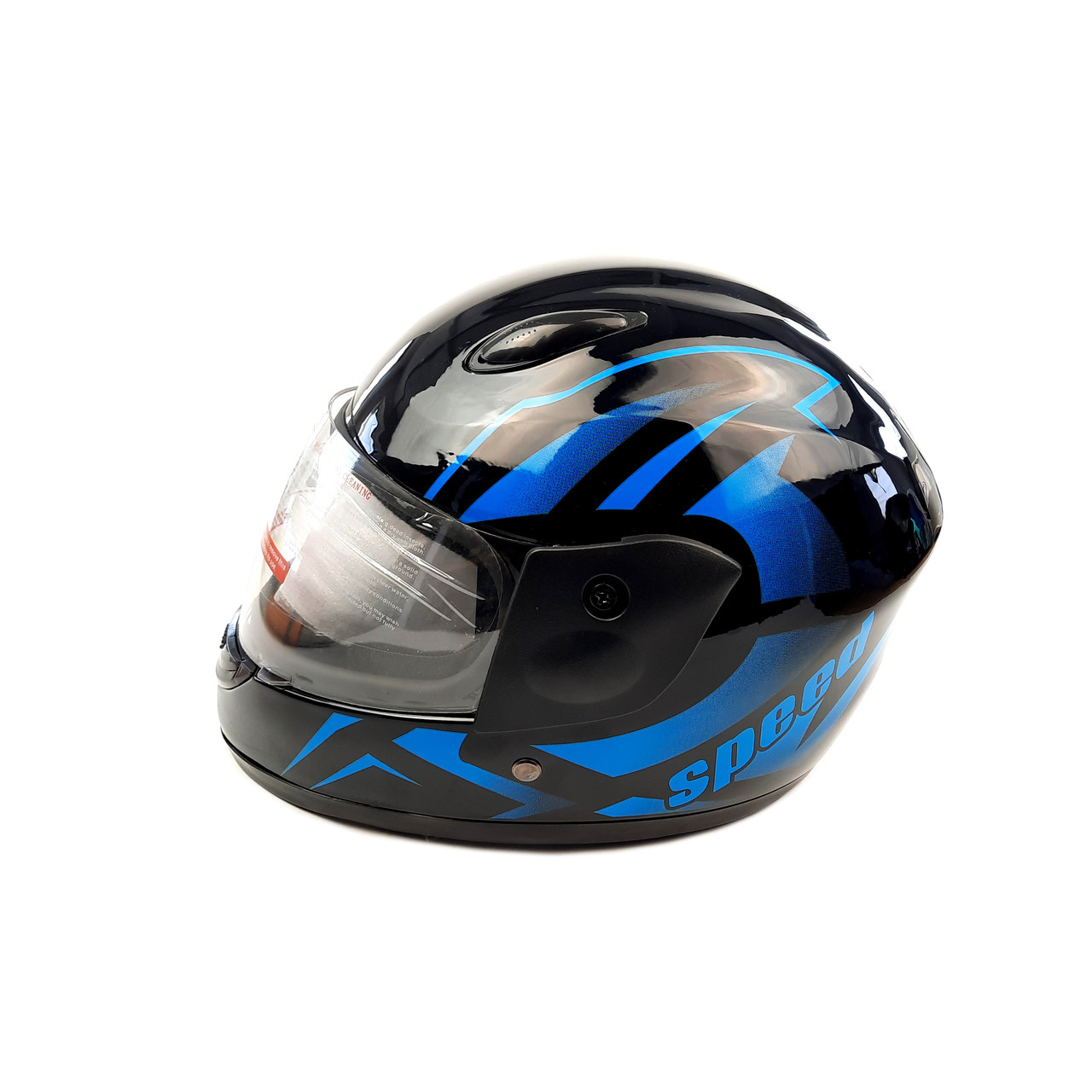 Шлем детский интеграл (mod: F2-801) (BLACK/BLUE)