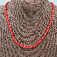 Буси Червоний Корал Кулька 4 мм