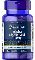 Альфа-липоевая кислота Puritan's Pride Alpha Lipoic Acid 100 mg 60 капс