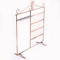 Підставка для Сережок і ланцюжків 325х310 мм Метал Колір Бронза