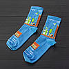 Шкарпетки з високоякісної бавовни з оригінальним принтом "Mario", фото 2