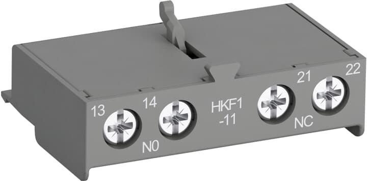 Додатковий контакт АВВ HKF1-11 для фронтального монтажу 1Н.В + 1Н.З серії MS116.132.165