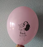 Латексна кулька з малюнком Моана асорті 12" 30см Belbal ТМ "Star", фото 3