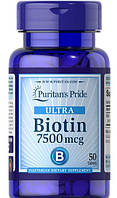 Вітамін H Puritan's Pride Biotin 7500 mcg 50 таб