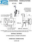 Гігієнічний душ із змішувачем прихованого монтажу REMER Q60 хром, фото 2