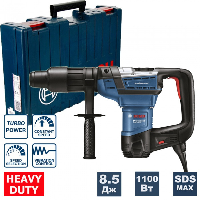 Перфоратор Bosch GBH 5-40 D Professional (1.1 кВт, 8.5 Дж) (0611269020)