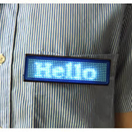 LED-бейдж білий світлодіодний для працівників багаторазова зміна інформації