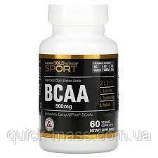California Gold Nutrition BCAA 500 mg 60caps