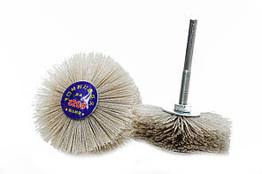 Абразивна нейлонова щітка P320. Щітка для шліфування, брашування дерева. Щітка для шліфування 3Д різі (ЧПУ)