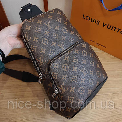 Сумка-слінг Louis Vuitton шкіра, фото 4