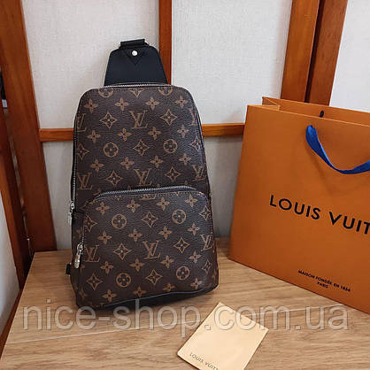 Сумка-слінг Louis Vuitton шкіра, фото 3