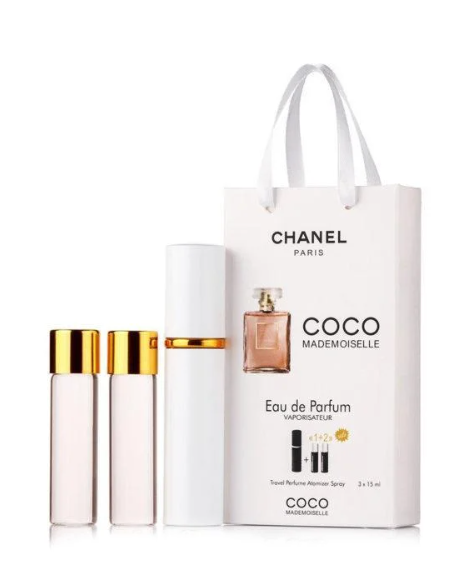 Женский мини парфюм Chanel Coco Mademoiselle, 3*15 мл - фото 1 - id-p1431715179
