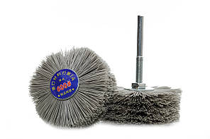 Абразивна нейлонова щітка P600. Щітка для шліфування, брашування дерева. Щітка для шліфування 3Д різі (ЧПУ)