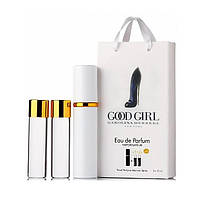 Міні-парфуми з феромонами жіночий Carolina Herrera Good Girl 3х15 мл