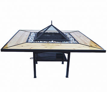 Стіл-гриль-мангал Троян Преміум для багаття