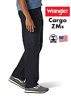 Штани карго чоловічі Wrangler® ZM6LGNV / темно-синій колір / 100% бавовна/ прямий крій / з США
