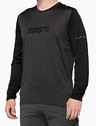 Вело джерсі Ride 100% RIDECAMP Long Sleeve Jersey [Charcoal], L