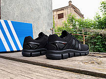 Чоловічі літні дихаючі кросівки Adidas Climacool Black чорні, фото 6