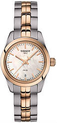 Годинники наручні жіночі биколорные Tissot PR 100 LADY SMALL T101.010.22.111.01