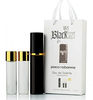 Чоловічий міні парфуму Paco Rabanne Black XS Homme (Блек XS Хом) 3*15мл
