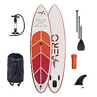 Надувная SUP доска AERO Board 10.6" (320x80x15см) Red