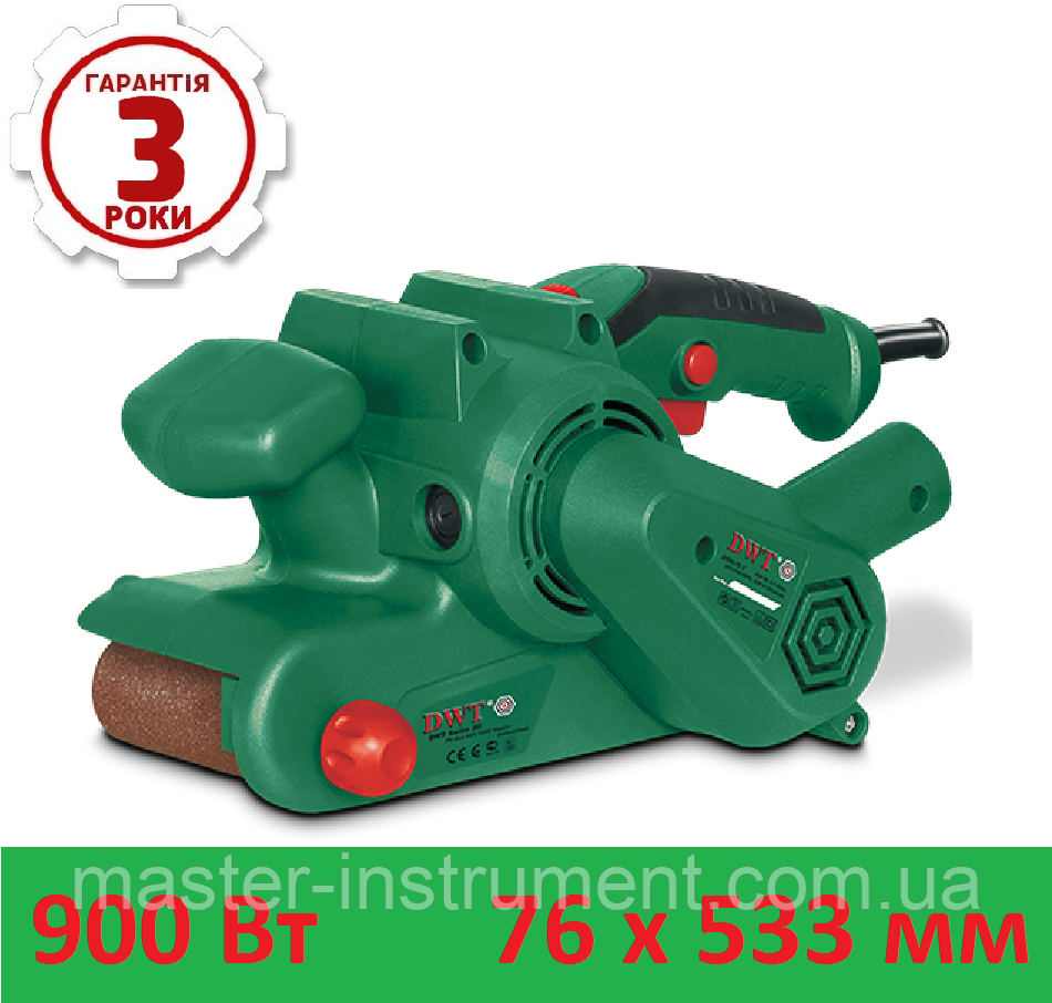 Стрічкова шліфмашина DWT BS09-75 V, фото 1