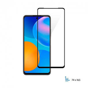 Захисне скло 5D Premium для Huawei P Smart 2021 Black, фото 1