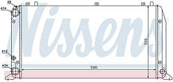 Радіатор охолодження Ауді Audi 80/90 1.6-2.0