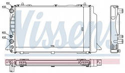 Радіатор охолодження Ауді Audi 80/90 91-94