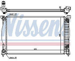 Радіатор охолодження Ауді Audi A4(01-04)B6