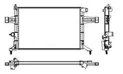 Радіатор охолодження Опель Opel Astra G(98-09)