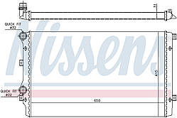Радіатор охолодження на VW CADDY 1.9 TDi 2004-2010
