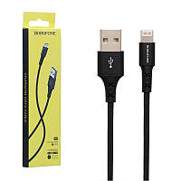 Кабель USB-Lightning Borofone BX20 чорний