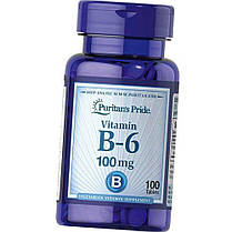 Вітамін Б6 Puritan's Pride Vitamin B-6 100 mg 100 табл, фото 3