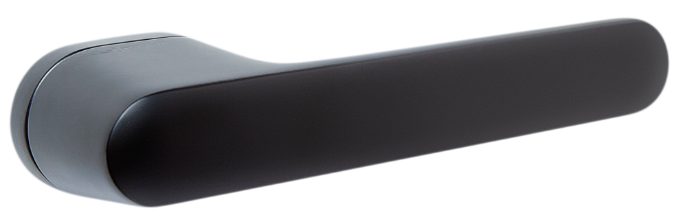 Дверна ручка System Akik Чорний матовий, фото 1